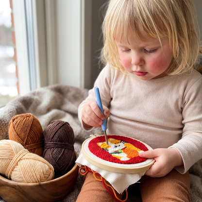 DIY Stansnålsbroderiset – Nybörjarkit med Fina Motiv