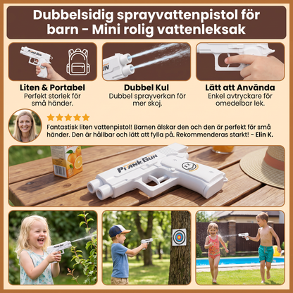 Dubbelsidig sprayvattenpistol för barn – Mini rolig vattenleksak