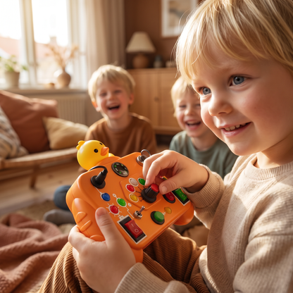 Montessori Aktivitet Lektoy för Barn – Educativt Spel för Att Stödja Motoriska Färdigheter, Förståelse och Kreativitet