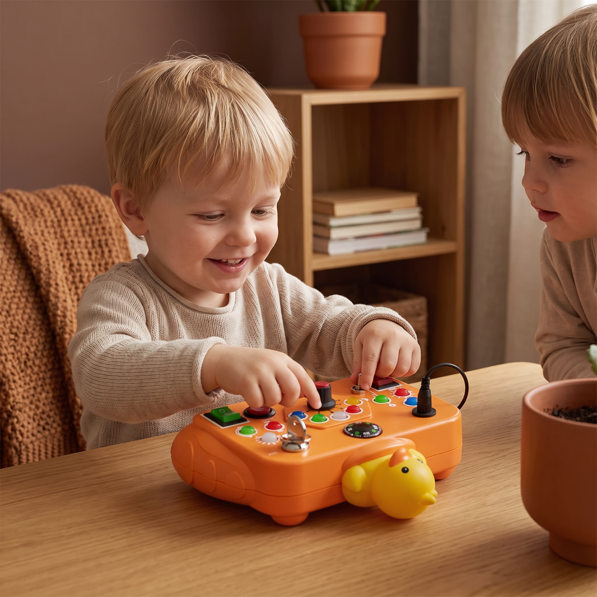 Montessori Aktivitet Lektoy för Barn – Educativt Spel för Att Stödja Motoriska Färdigheter, Förståelse och Kreativitet