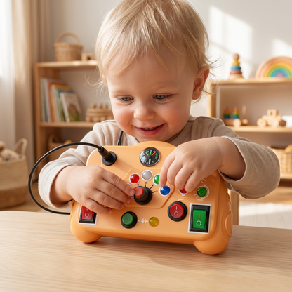 Montessori Aktivitet Lektoy för Barn – Educativt Spel för Att Stödja Motoriska Färdigheter, Förståelse och Kreativitet