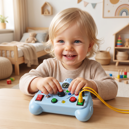 Montessori Aktivitet Lektoy för Barn – Educativt Spel för Att Stödja Motoriska Färdigheter, Förståelse och Kreativitet
