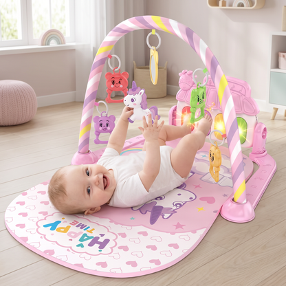 Interaktivt Baby-Pedal-Piano – Motorik- och Sensorik-Leksak