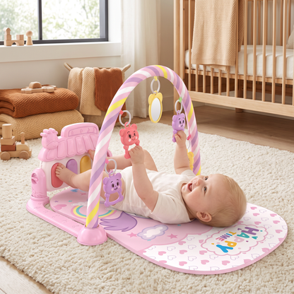 Interaktivt Baby-Pedal-Piano – Motorik- och Sensorik-Leksak