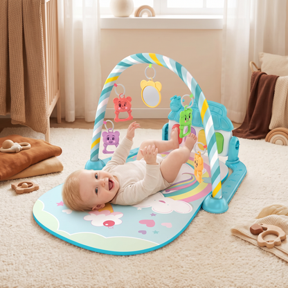 Interaktivt Baby-Pedal-Piano – Motorik- och Sensorik-Leksak