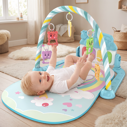 Interaktivt Baby-Pedal-Piano – Motorik- och Sensorik-Leksak