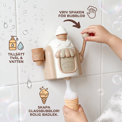 Ismaskin Baby Badsleksak med Bubbles