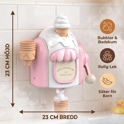 Ismaskin Baby Badsleksak med Bubbles