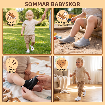 Sommar Babyskor med Halkfri Sula och Andningsbart Material