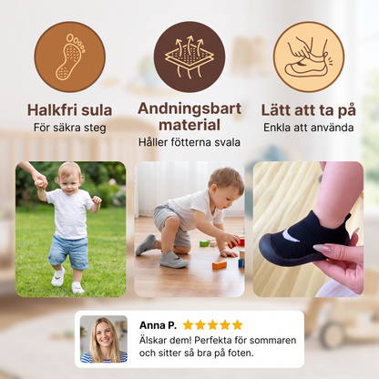 Sommar Babyskor med Halkfri Sula och Andningsbart Material