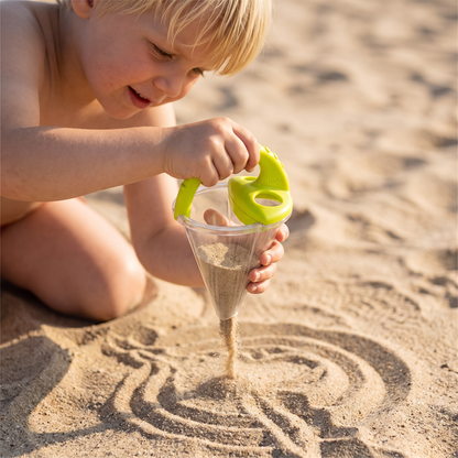 Barnens Strand Sand Tratt Leksak för Ritning och Hällning