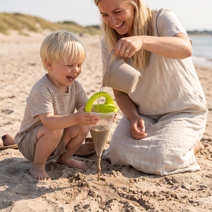 Barnens Strand Sand Tratt Leksak för Ritning och Hällning