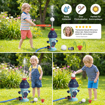 Barnens Baseball Helikopter Vattensprinkler för Utomhus Sommarlek