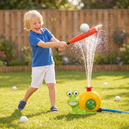 Barnens Baseball Helikopter Vattensprinkler för Utomhus Sommarlek