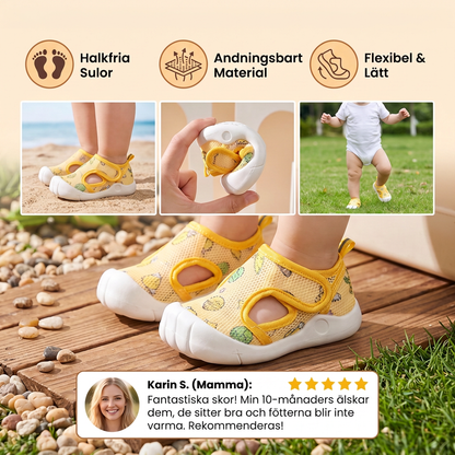 Sommarbarnsandaler med Halkfria Sulor och Andningsbart Material