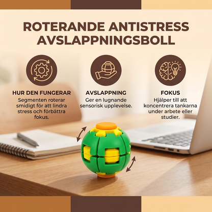 Roterande Antistress Avslappningsboll