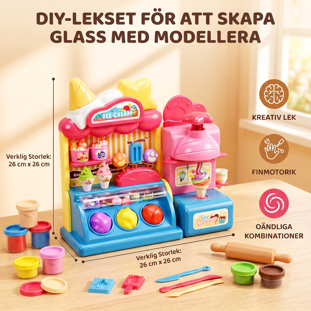 DIY-Lekset För Att Skapa Glass Med Modellera