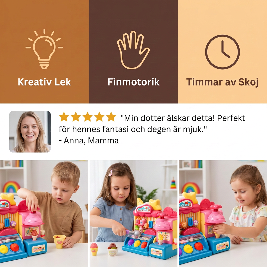 DIY-Lekset För Att Skapa Glass Med Modellera