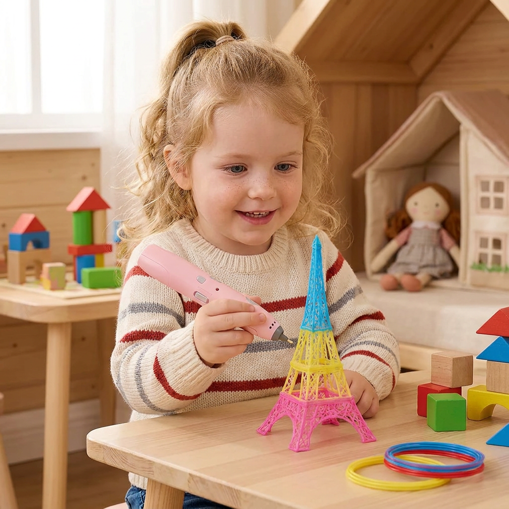 3D-Pennset Med Låg Temperatur För Barn – Säkert DIY-STEM-Ritset