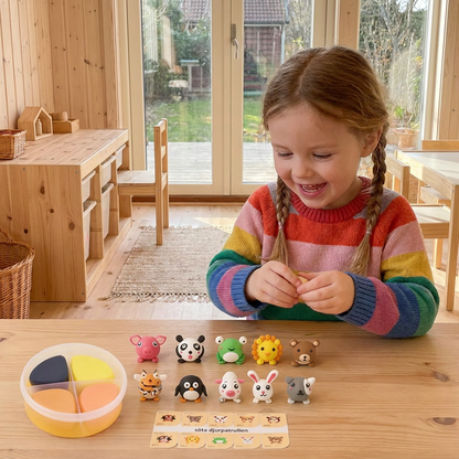 DIY-set med lufttorkande lera för barn