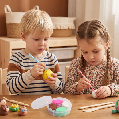 DIY-set med lufttorkande lera för barn