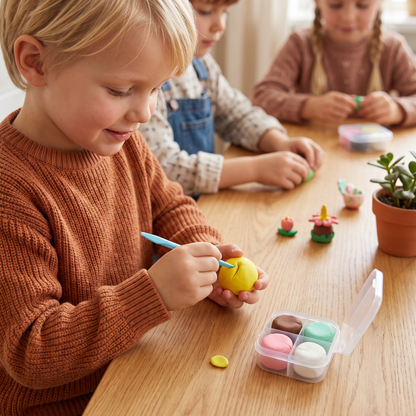 DIY-set med lufttorkande lera för barn