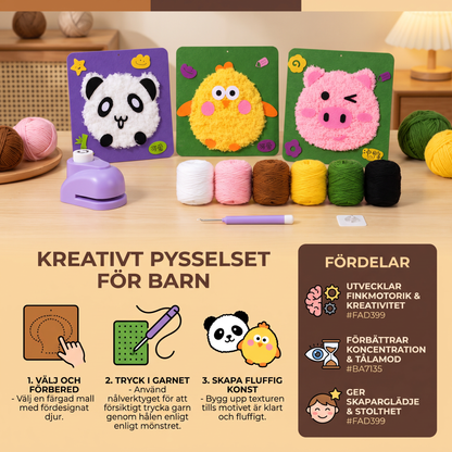 Kreativt pysselset för barn