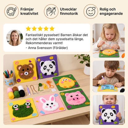 Kreativt pysselset för barn