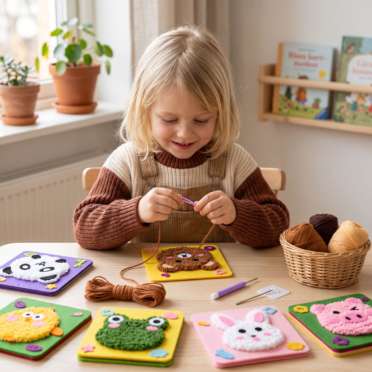 Kreativt pysselset för barn