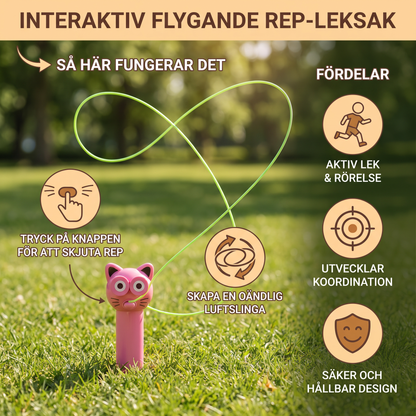 Interaktiv Flygande Rep-Leksak För Barn
