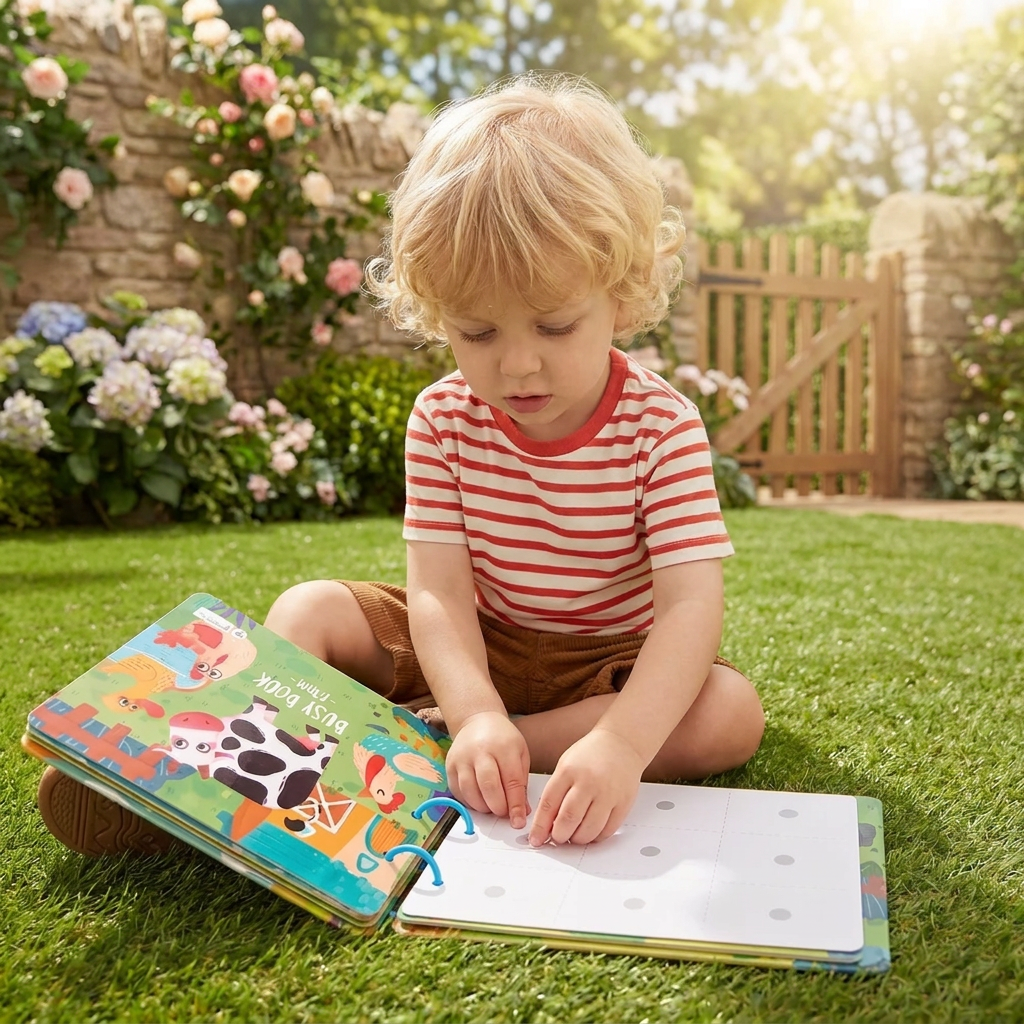 Montessori Upptäcktsbok För Barn Med Aktiviteter