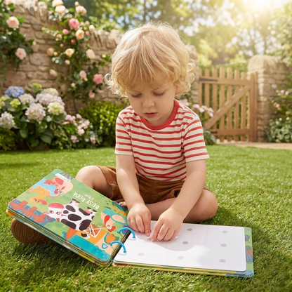 Montessori Upptäcktsbok För Barn Med Aktiviteter