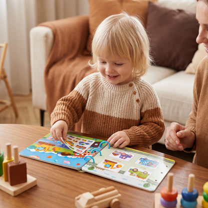 Montessori Upptäcktsbok För Barn Med Aktiviteter