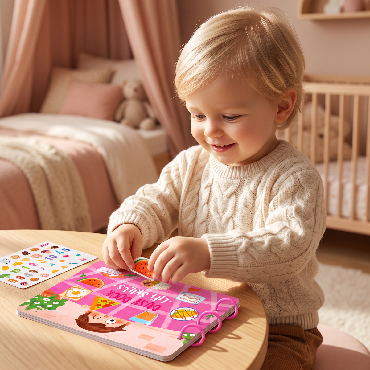 Montessori Upptäcktsbok För Barn Med Aktiviteter