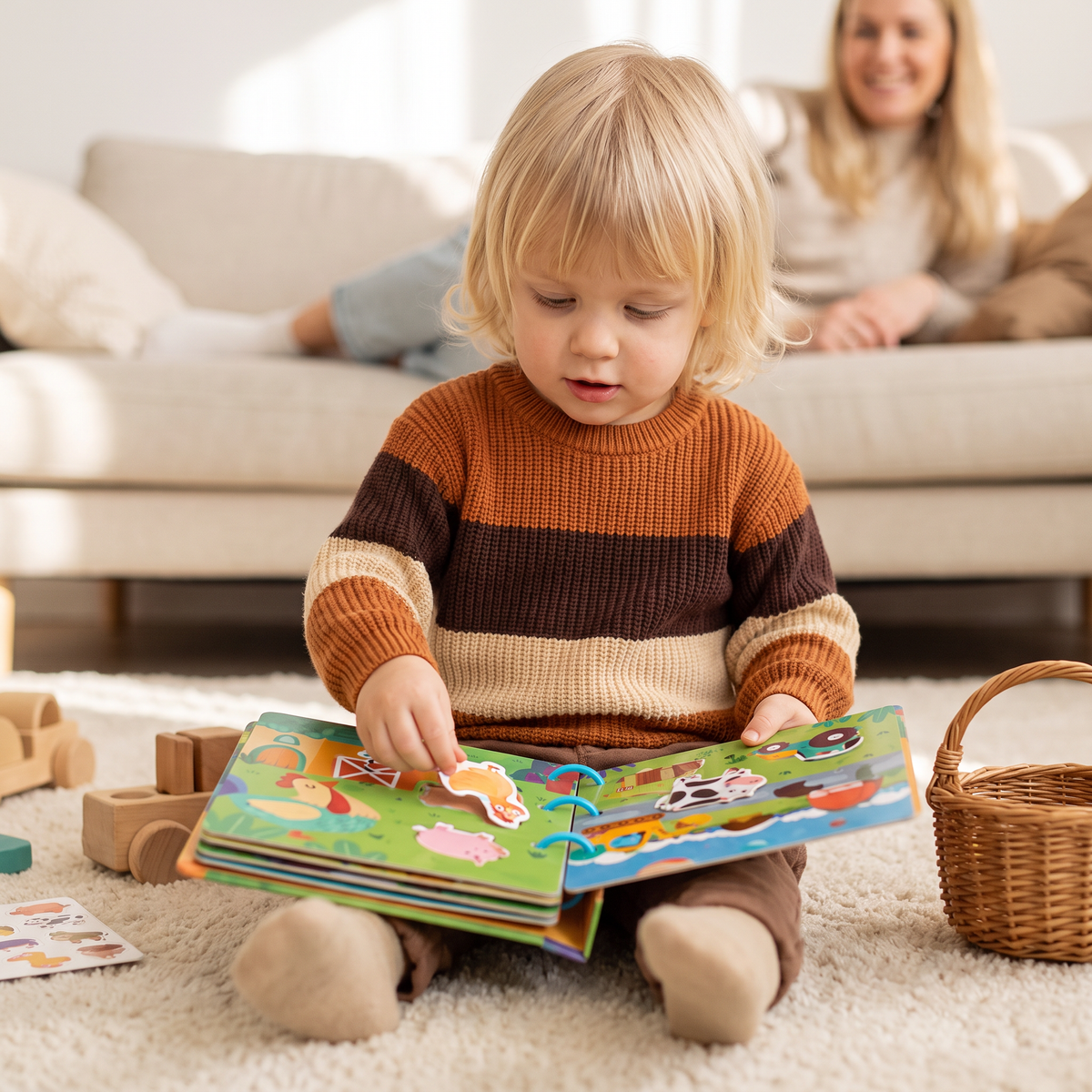 Montessori Upptäcktsbok För Barn Med Aktiviteter