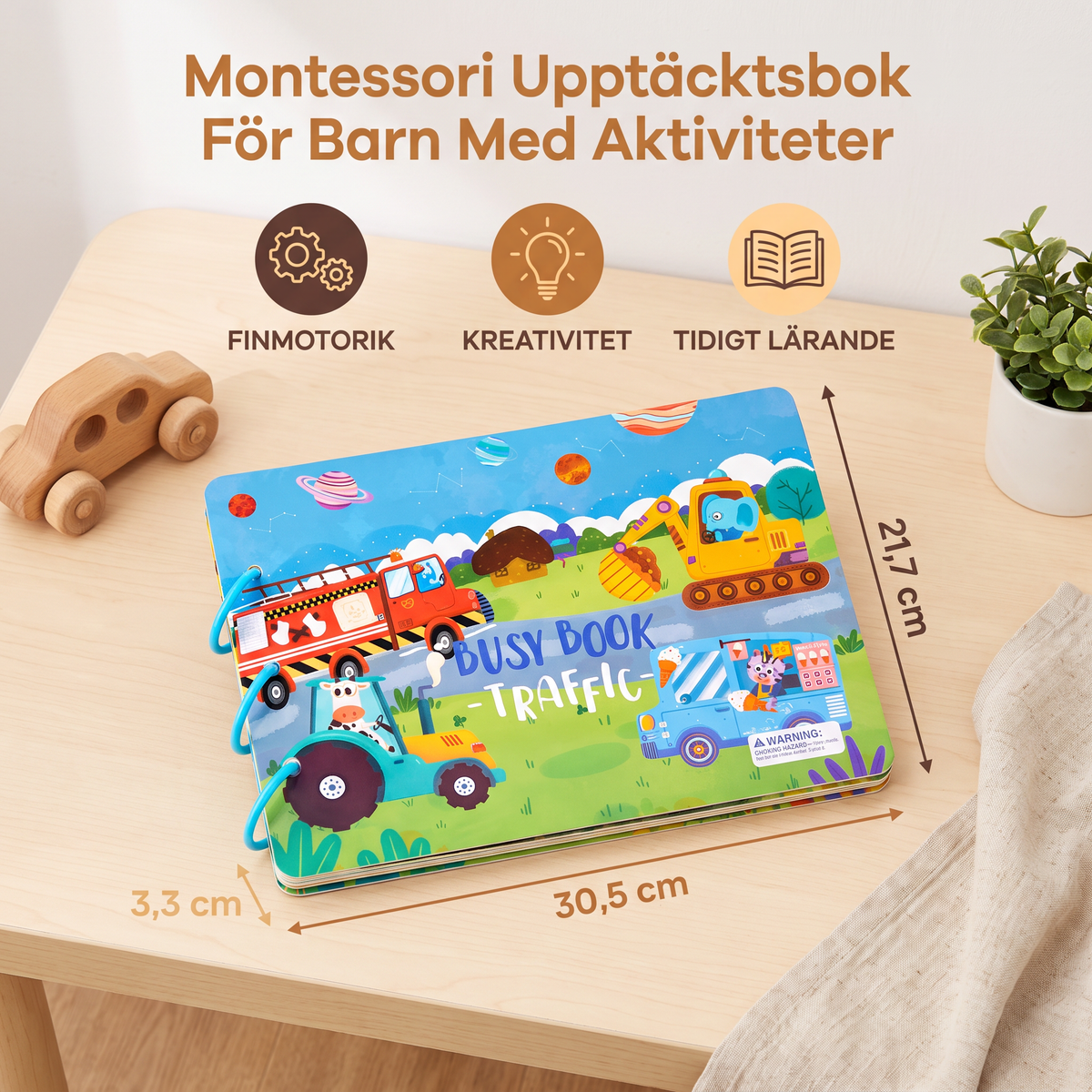Montessori Upptäcktsbok För Barn Med Aktiviteter
