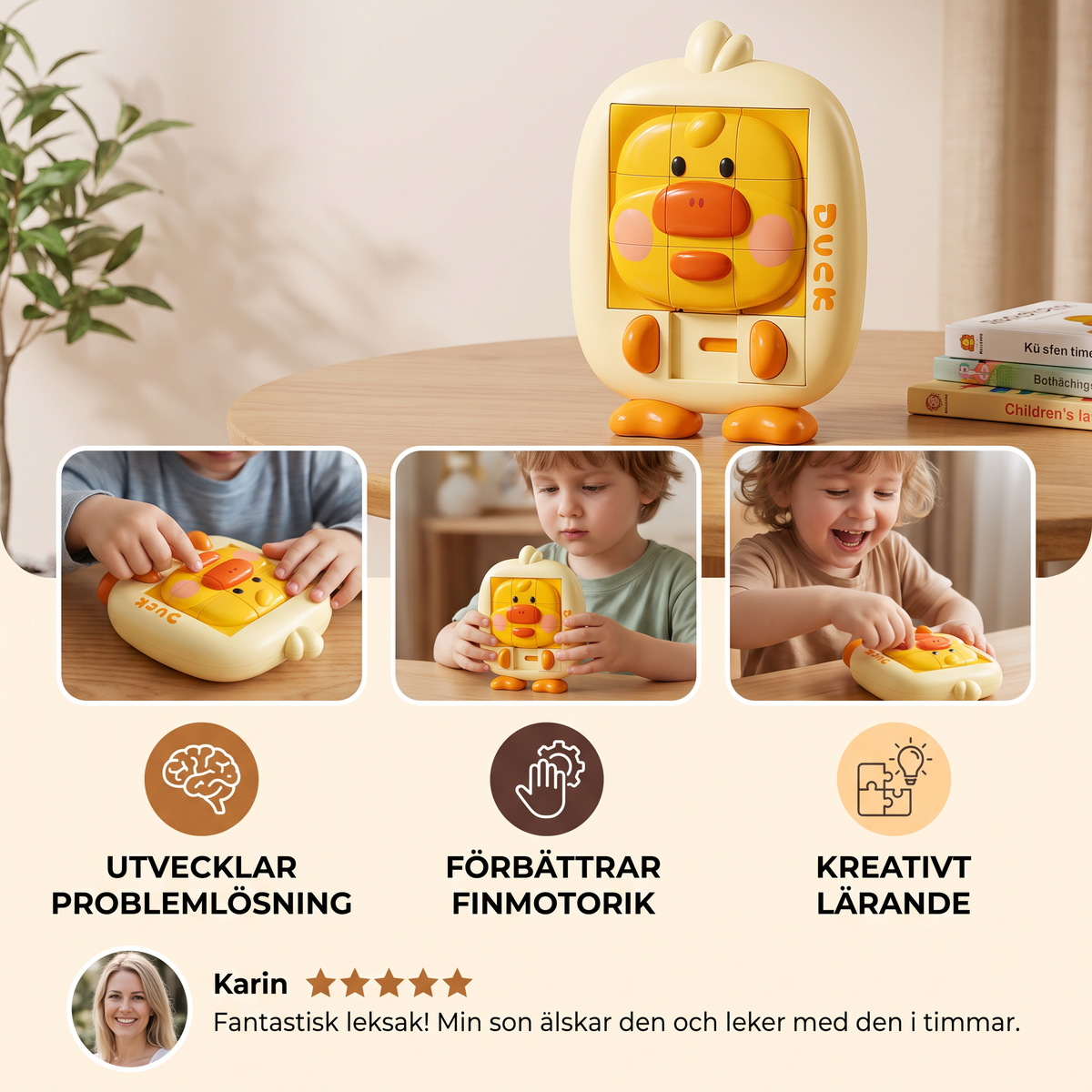 Pedagogiskt Djur-Skjutpusselspel
