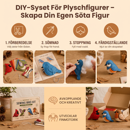 DIY-Syset För Plyschfigurer – Skapa Din Egen Söta Figur