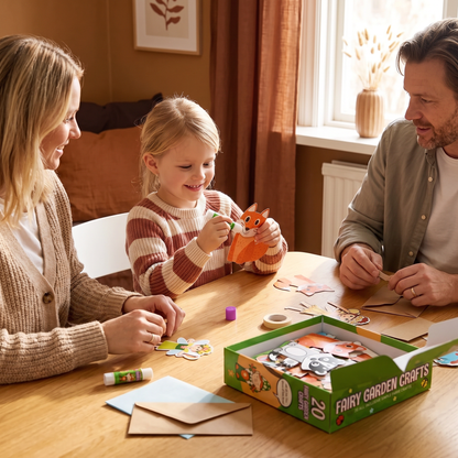 Pysselset i Papper för Barn – 20 Enkla DIY Pysselprojekt för Barn 3–10 År med Limstift, Tejp och Kuvert