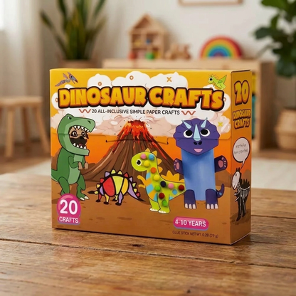 Pysselset i Papper för Barn – 20 Enkla DIY Pysselprojekt för Barn 3–10 År med Limstift, Tejp och Kuvert