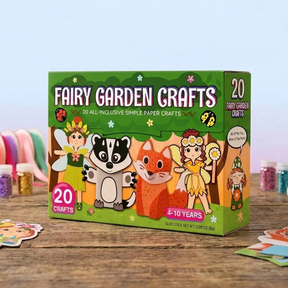 Pysselset i Papper för Barn – 20 Enkla DIY Pysselprojekt för Barn 3–10 År med Limstift, Tejp och Kuvert