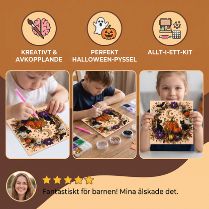 DIY Diamantmålningskit för Halloween