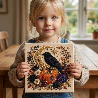 DIY Diamantmålningskit för Halloween