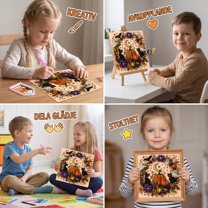 DIY Diamantmålningskit för Halloween