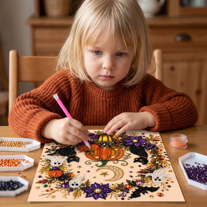 DIY Diamantmålningskit för Halloween