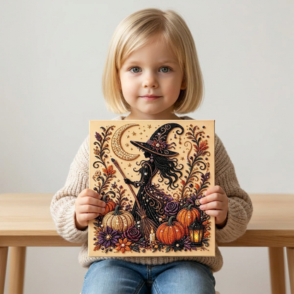 DIY Diamantmålningskit för Halloween