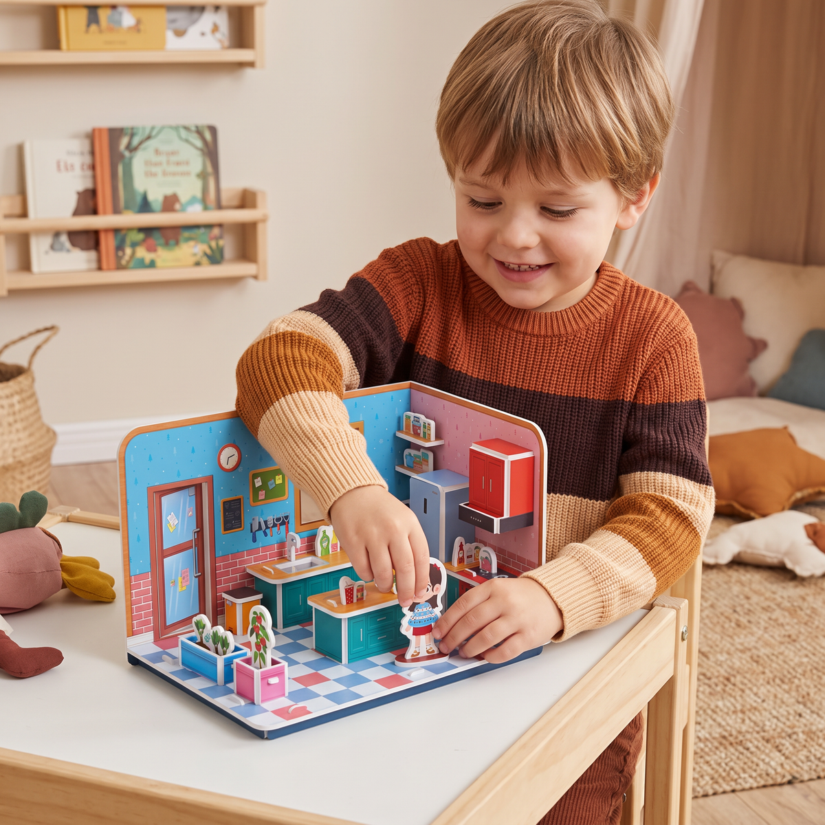 3D DIY-byggsats för lekrum – Pedagogiskt pussel- och pysselset