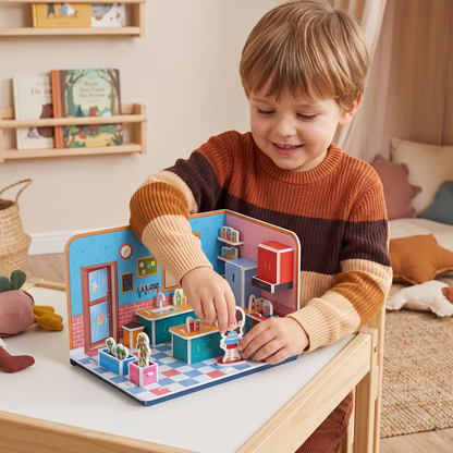 3D DIY-byggsats för lekrum – Pedagogiskt pussel- och pysselset