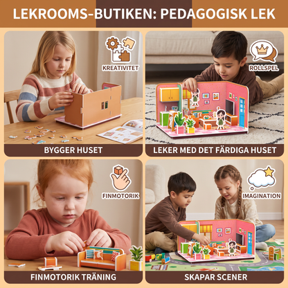 3D DIY-byggsats för lekrum – Pedagogiskt pussel- och pysselset