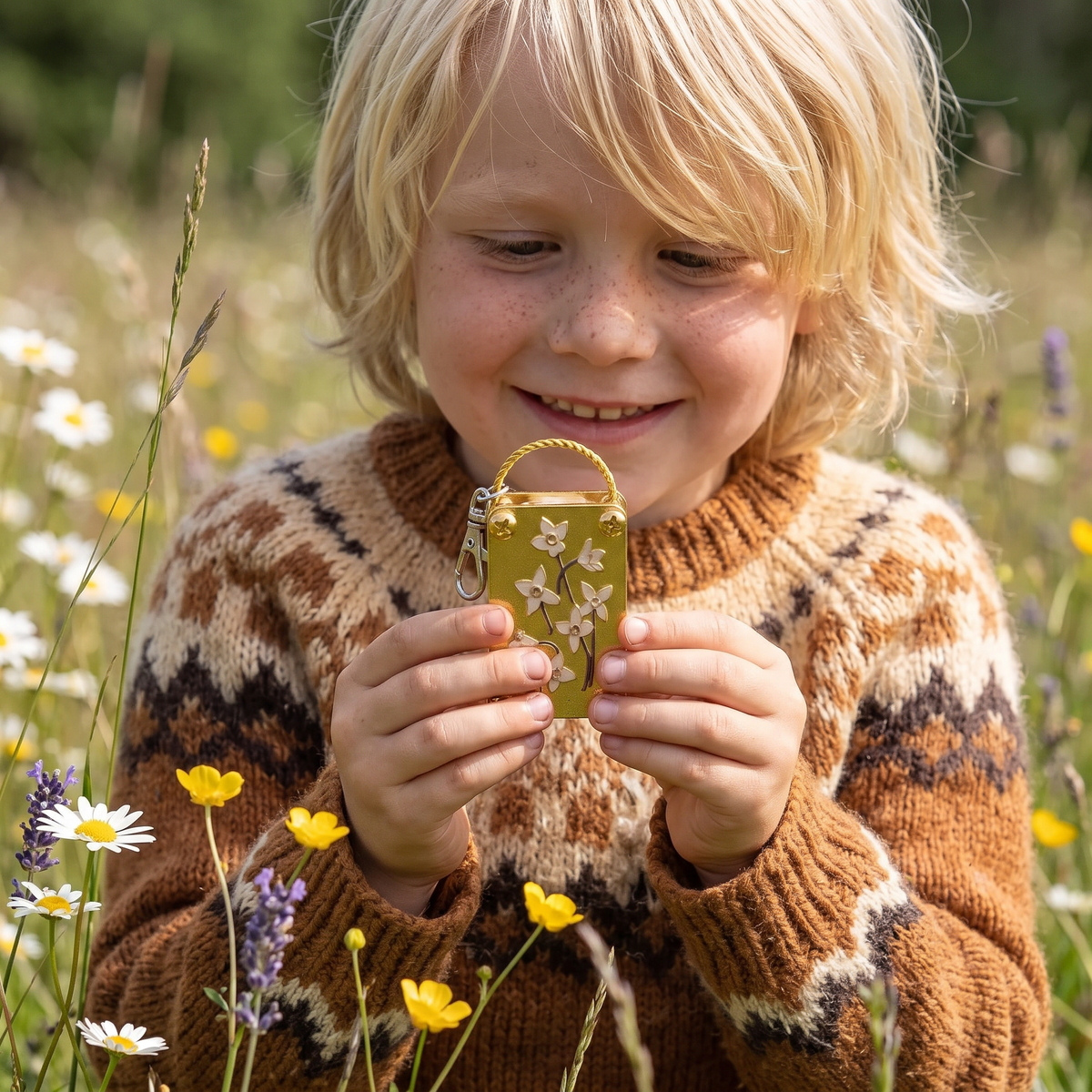Mini-Blomsterpress i Metall för DIY-torkblomsterpyssel